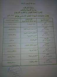 على حسب المواد وهى : Ù…ÙˆØ¹Ø¯ Ø§Ù…ØªØ­Ø§Ù†Ø§Øª Ø´Ù‡Ø§Ø¯Ø© Ø§Ù„Ø£Ø³Ø§Ø³ Ù„Ù„Ø¹Ø§Ù… Ø§Ù„Ø¯Ø±Ø§Ø³ÙŠ 2020 2021Ù… Ø¨Ø§Ù„Ø®Ø±Ø·ÙˆÙ… ÙˆØ¬Ø¯ÙˆÙ„ Ø§Ù„Ø§Ù…ØªØ­Ø§Ù†Ø§Øª Ø«Ù‚ÙÙ†ÙŠ