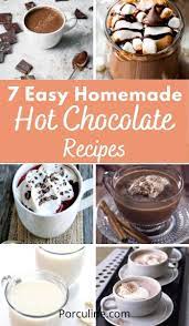 7 Ultimate Easy Hot Chocolate Recipes Porculine Hot Chocolate Recipes Chocolate Drink Recipes Hot Chocolate Recipe Easy