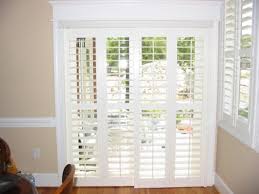 Vertical blinds are unlike horizontal blinds because they flow from side to side shutters for sliding glass doors have an abundance of benefits such as privacy, ventilation, and protection. Sliding Door Blinds Ideas Oscarsplace Furniture Ideas Sliding Door Blinds For Sophisticated Place