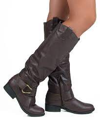 Qupid Plateau 17 Distressed Leatherette Mid Calf Buckle Decor Motorcycle Boots Quickly View This Special Boots Cl Boots Winter Boots Women Motorcycle Boots