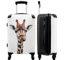 NoBoringSuitcases.com - Valigia grande - Giraffa - Bambini ...
