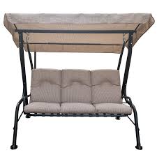 The garden swing sofa can seat anywhere between one to four people at a time and are a great way to bring a sense of quirkiness to your home decor. Arlmont Co Boucher Porch Swing With Stand Reviews Wayfair