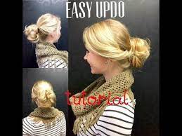Easy Updo Tutorial Featuring The Invisibobble Whitney Evans Simple Updo Tutorial Updo Tutorial Wedding Hairstyles Updo