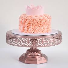 Rose Gold 12th Birthday Cake Designs 12 Inch Round Metal Wedding Cake Stand Rose Gold Cake Savoury Cake Mini Cakes