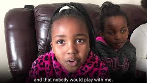 All the bullying kids are in the happy world and the bullied kids are in a  sad world'