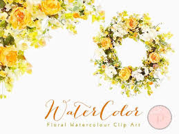 Watercolor Flower Romantic Wedding Floral Clip Art Etsy Floral Watercolor Watercolor Flowers Floral