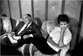 Carlo ponti holding wife sofia loren's foot on a motorboat trip offing capri, 1961. Eisenstaedt Alfred Sophia Loren Carlo Ponti 1961 Mutualart