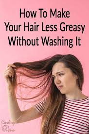 To avoid this, always spray it lightly onto oily areas only, which are typically the layers of hair nearest to your scalp. How To Make Your Hair Less Greasy Without Washing It Greasy Hair Remedies Greasy Hair Hairstyles Oily Hair Remedies