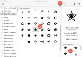 Depending on what font you're using, you might find a star symbol in the miscellaneous symbols or dingbats character subset of (normal text), but you. Alt Code Shortcuts For Star Symbols Webnots