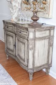 Then lightly dip the end of the paintbrush (these brushes are my favorite) in the white chalk paint and brush over the wet. Using Shades Of White Chalk Paint To Update A Vintage Sideboard