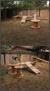 Outdoor Toys For Retaining All Children Busy All Time Of The Year Very Long And Turn Personal Gardens Towards A Pla Dog Playground Dog Backyard Goat Playground