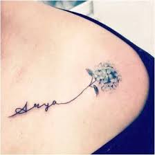 Resultado De Imagem Para Hydrangea Tattoo Small Tattooinspiration Click To See More Signature Tattoos Hydrangea Tattoo Small Tattoos