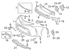 Why does the front bumper need replacement, did it involve a significant hit? Bumper Components Front For 2016 Toyota Prius V Toyota Parts Center