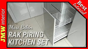 Rak piring dapur aneka rak piring gantung terbaru holland kitchen set paket holland kitchen set seperti di atas kitchen set holland fc 2 laci 2 pintu bawah 80x44x84 harga normal rp 1 903 000. Cara Menentukan Ukuran Rak Piring Kitchen Set Serta Membuatnya Youtube