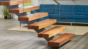 Glass Railing System Hides Bond With Wood Treads Remodeling Industry News Qualified Remodeler
