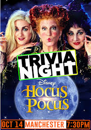 Read moreoky season with some ultimate halloween vibes and good questions! 21 Live Trivia Night Hocus Pocus Chunkys Cinema Pub