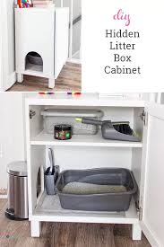 How To Make A Diy Hidden Litter Box From An Ikea Cabinet In 2020 Hiding Cat Litter Box Diy Litter Box Litter Box Furniture