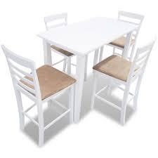 Cooler stehtisch aus einem ölfass bauen. Vidaxl Stehtisch Und 4 Barhocker Holz Weiss Vidaxl At