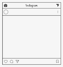 Instagram post with transparent background free vector. Instagram Frame Png Images Free Transparent Instagram Frame Download Kindpng