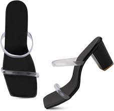 Buy HEADTAILS Women Stylish Fancy Heel Sandal | Sandal for Women | Casual  Heel Sandal for Party | Women Casual Heel at Amazon.in