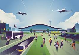 Heathrow Strives For Aviation Excellence With New Sustainability Plan Heathrow Hey Handsome Illustration