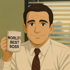 Ok i had to do it. Here's some of our favourite The Office scenes in Studio  Ghibli aesthetic (AI generated). Enjoy!