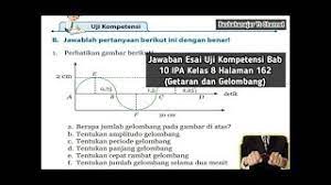 Bab 10 getaran dan gelombang uji kompetensi 10 ha. Jawaban Esai Uji Kompetensi Bab 10 Ipa Kelas 8 Halaman 162 Getaran Dan Gelombang Youtube