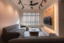 Check Out This Hdb Living Room And Other Similar Styles On Qanvast Feature Wall Living Room Living Room Designs Minimalist Living Room