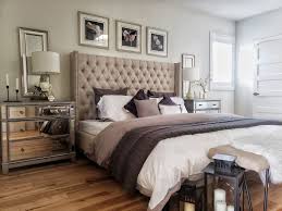 Master Bedroom Mirrored Furniture Mirrored Side Tables Mirrored Decor Tufted Bed King Bed Master Bedrooms Decor Mirrored Side Tables Bedroom Decor