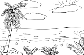 Find the best tree coloring pages for kids & for adults, print 🖨️ and color 🌈 25 tree coloring pages ️ for free from our coloring book 📚. Palm Trees Sea And Sun Coloring Book Razukraski Com