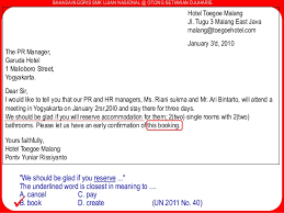 Contoh soal tentang application letter. Contoh Soal Application Letter
