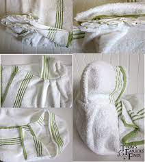 You simply throw the hood on your child wrap the towel around them and everything is covered. Today S Fabulous Finds Hooded Bath Towel Tutorial