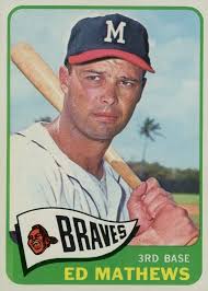 Eddie Mathews 1965 Topps #500 Base Price Guide