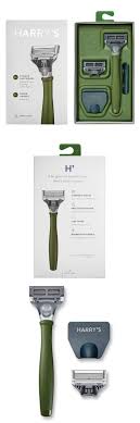 Shaving Creams Foams And Gels 31763 Harry S Razor With 2 Blade Cartridges Forest Green Buy It Now Only 17 95 On Ebay S Harrys Razor Razor Shaving Cream