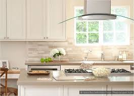 Travertine Subway Mosaic Backsplash Tile Beige Kitchen Kitchen Backsplash Designs Kitchen Design