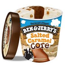 Ben Jerry S Salted Caramel Core Ice Cream 16oz Ice Cream Ben And Jerrys Ice Cream Salted Caramel