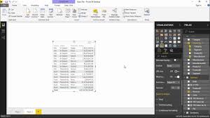 Power Bi Table And Matrix Youtube