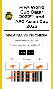 Malaysia's players celebrate after winning the qatar 2022 fifa world cup qualifying match with thailand at bukit jalil stadium november 14, 2019. Malaysia Vs Indonesia Ticket Tickets Vouchers Event Tickets On Carousell