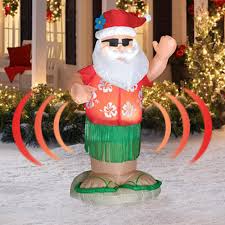 Homhomcom inflatable 1.2m santa clauscom inflatable 1.2m santa claus. Home Accents Holiday Animated Hula Dance Santa Actually Shakes His Bottom Christmas Inflatables 6ft Buy Online In Bahamas At Bahamas Desertcart Com Productid 50037872