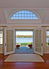 french door window treatment houzz