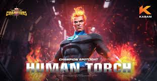 La antorcha humana y namor: La Antorcha Humana Llega A Marvel Contest Of Champions