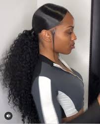 Pin By Queenette Odoemelam On Hair Goals Hair Ponytail Styles Black Ponytail Hairstyles Ponytail Styles