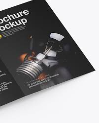 Antoher magazine mockup to your collectuon! Brochure Mockup In Stationery Mockups On Yellow Images Object Mockups