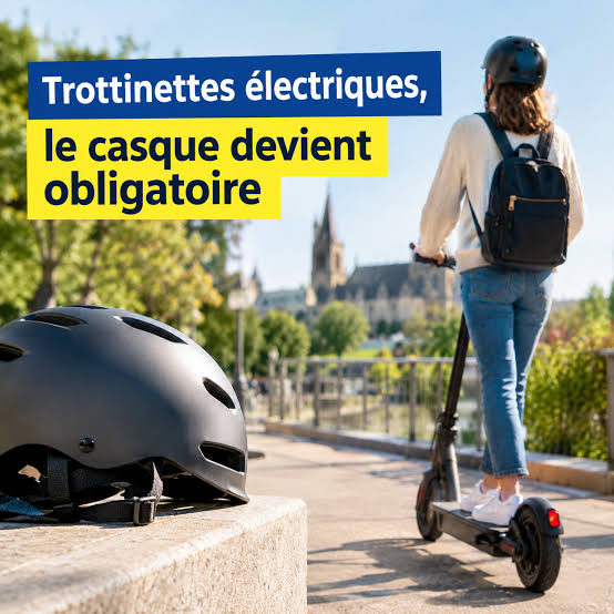 🚨 SÉCURITÉ ROUTIÈRE : Le port du casque devient obligatoire pour tous les  utilisateurs d'EDPM en Moselle dès le 1er novembre ! ⛑️🛴 À compter du 1er  novembre 2026, le port du