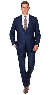 The Boardroom Collection Tailored In Europe Free Shipping Returns Blue Plaid Suit Men S Business Outfits Business Casual Men