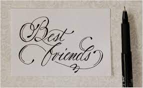 Why not offer it to someone you love? Cursive Fancy Letters How To Write Best Friends Easy