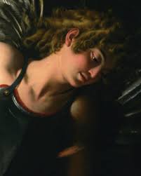 Divine Love Overcoming Earthly Love” by Giovanni Baglione (1602). This  version is the first of two versions. The other one hangs in the Galleria  Nazionale d'Arte Antica in Palazzo Barberini, Rome. In