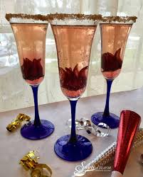Hibiscus flowers in syrup cocktails. Wild Hibiscus Sparkling Cocktail Swirls Of Flavor