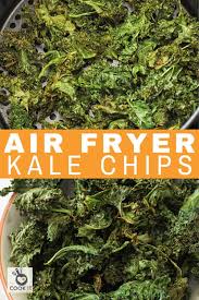 Air Fryer Sweet Salty Kale Chips Are The Perfect Healthy Snack Making Kale Chips In The Ai Kale Chip Recipes Kale Chips Recipe Baked Baby Kale Chips Recipe