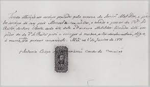 Carta de presentacion ejemplos argentina. Historia Mundi Imagens Historicas 39 Carta De Alforria